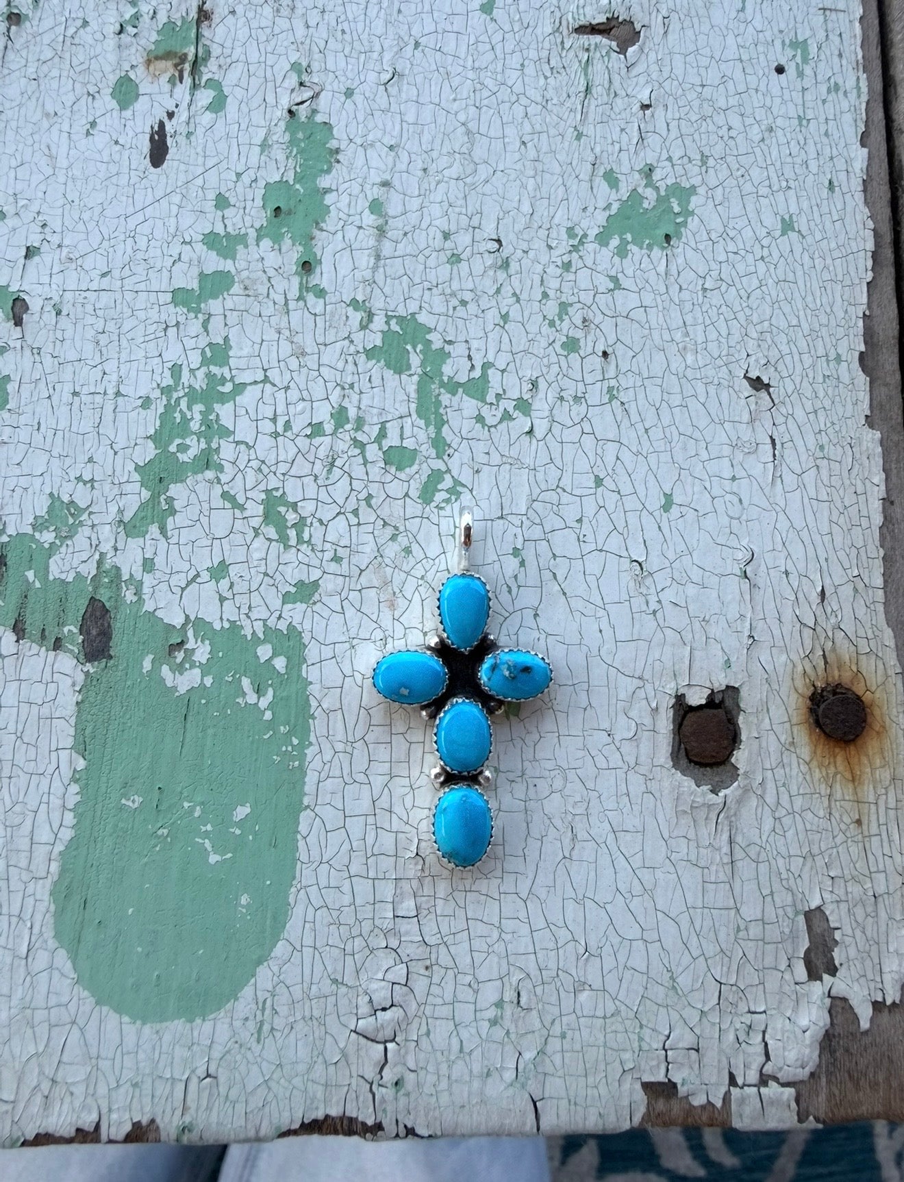 18” Blurbird cross necklace #21