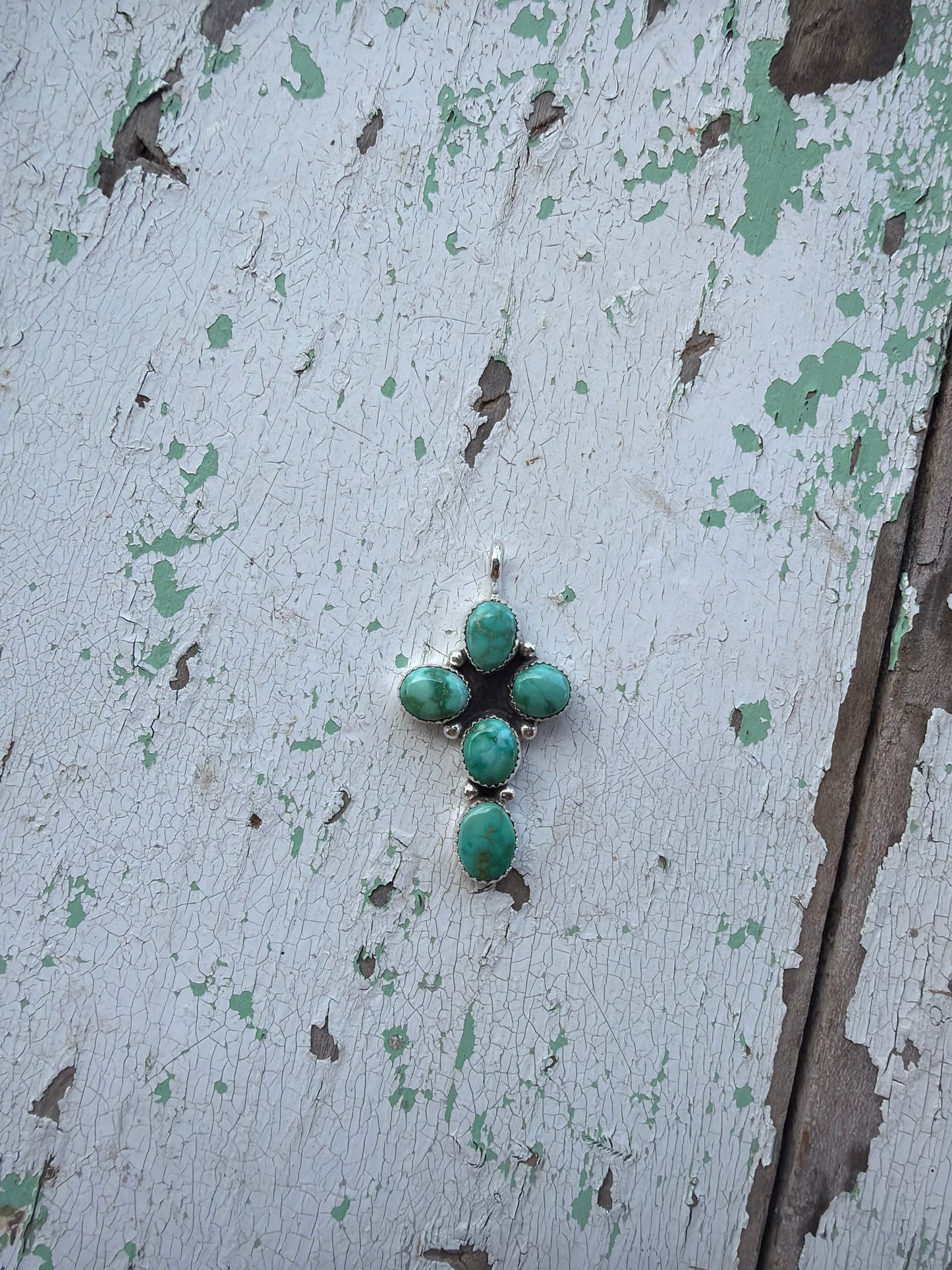 18” emerald valley cross necklace #3