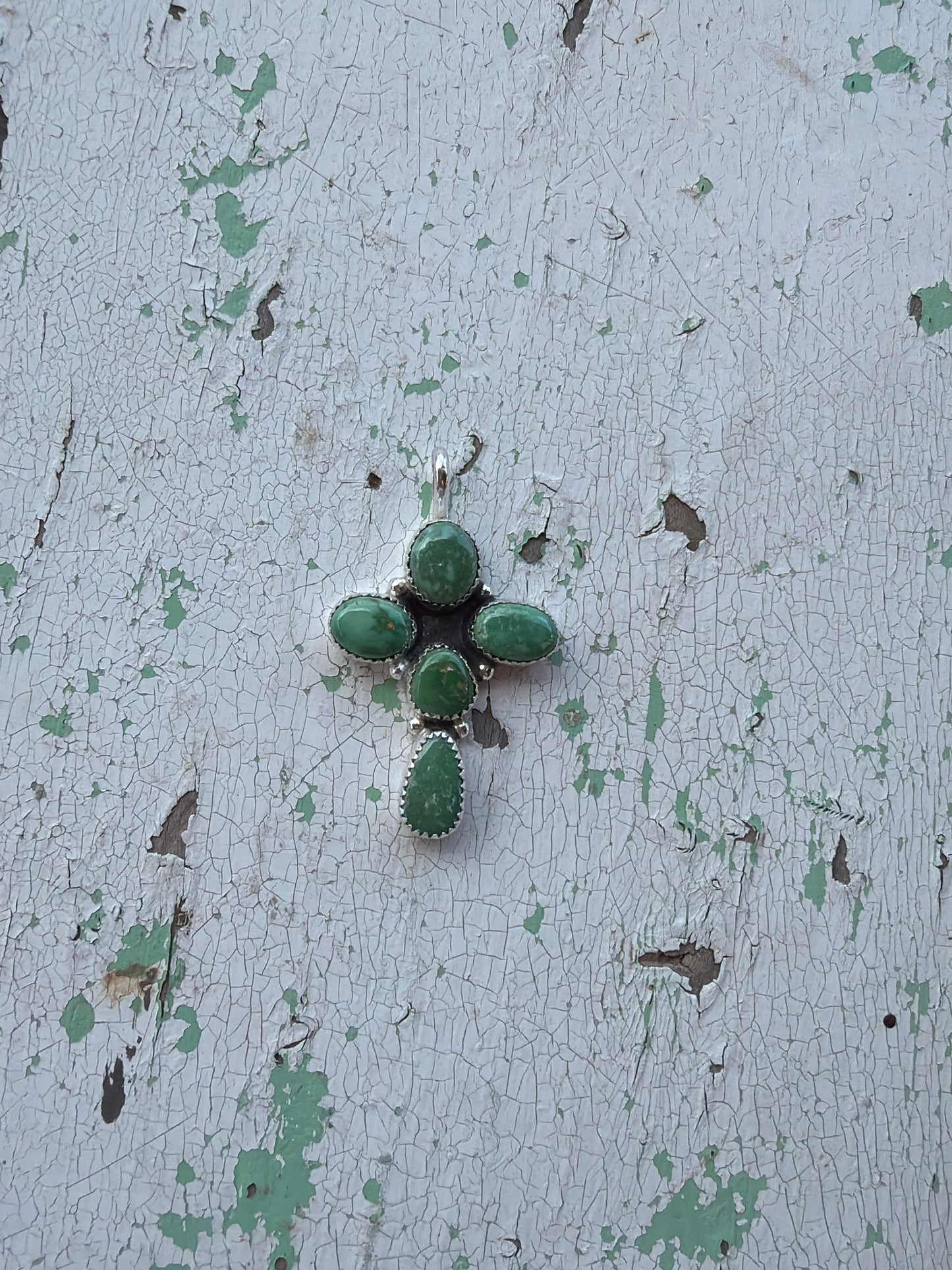 18” emerald valley cross necklace #4