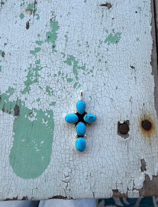 18” Blurbird cross necklace #21