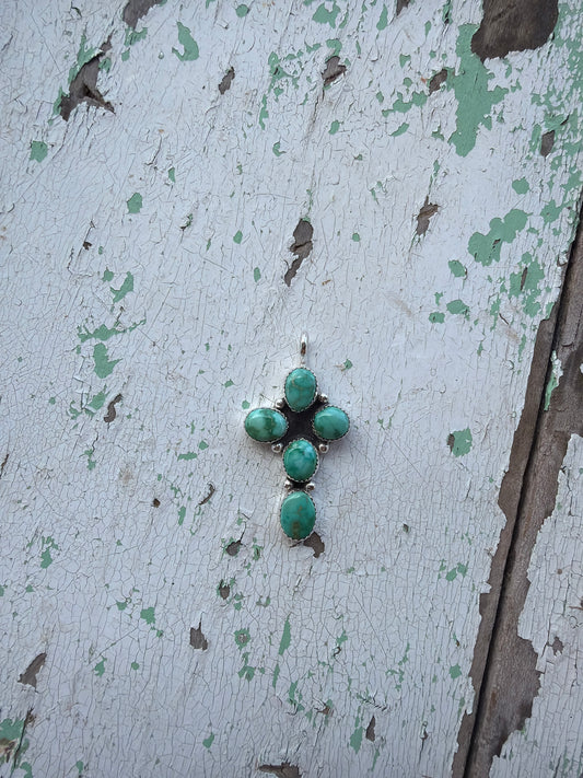 18” emerald valley cross necklace #3