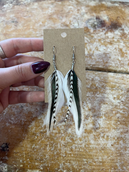 Feather earrings #2