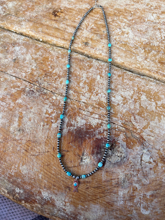 Fisher of Men pearl necklace- 20 3/4” #19