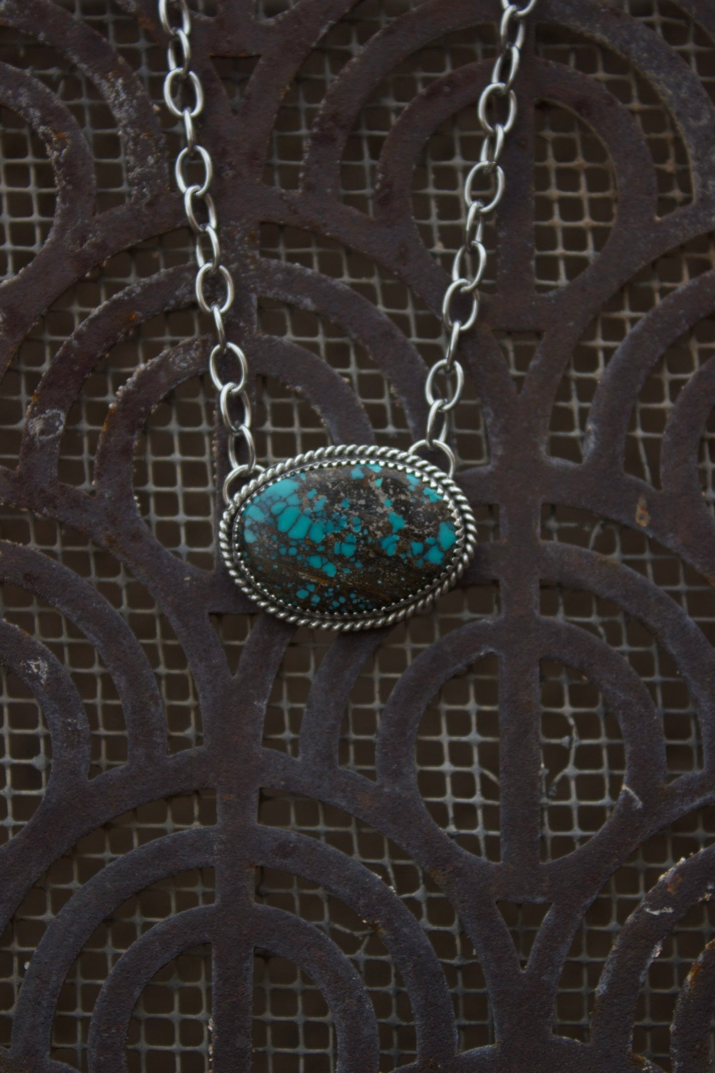 turquoise necklace- 16”