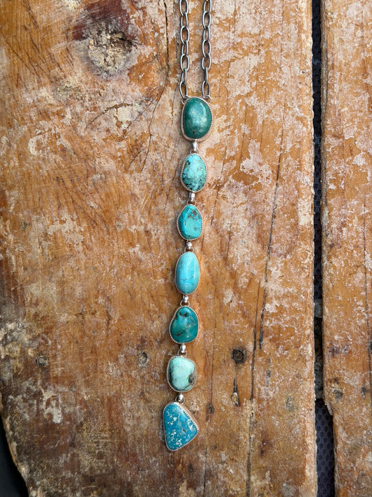 Turquoise lariat