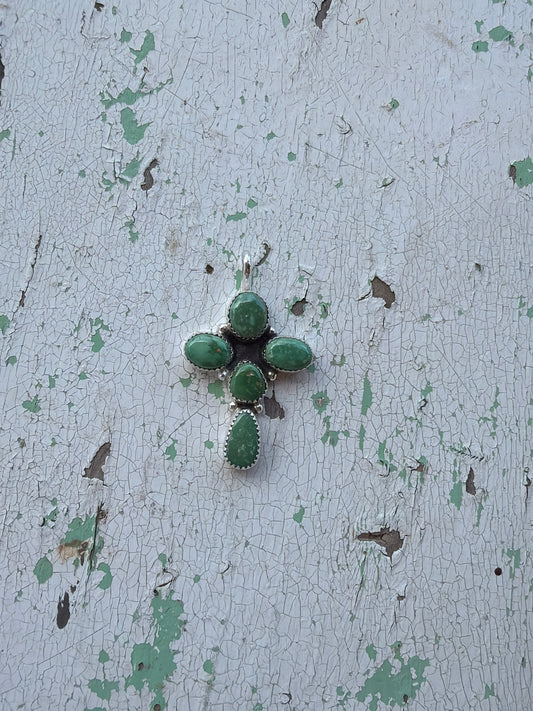 18” emerald valley cross necklace #4