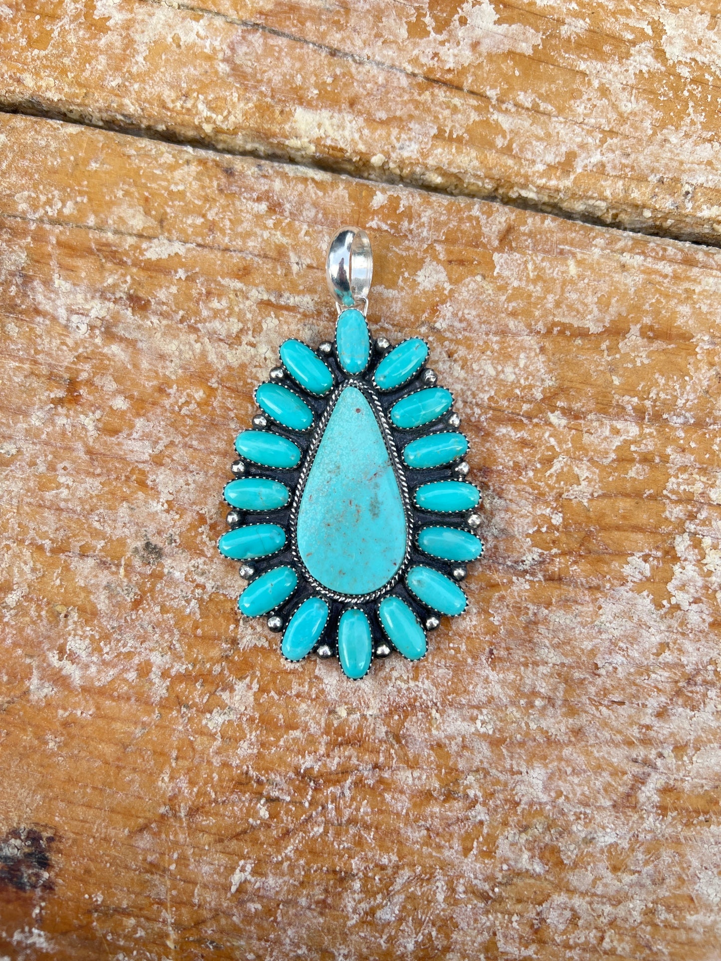 Kingman turquoise pendant